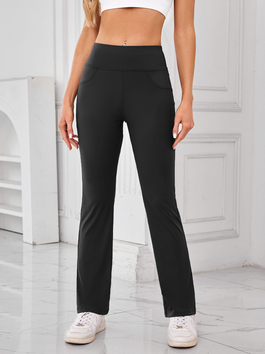 Lovelet High Waist Pants with Pockets