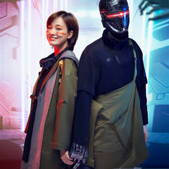 Cyberpunk Ninja Functional Cardigan Hoodies