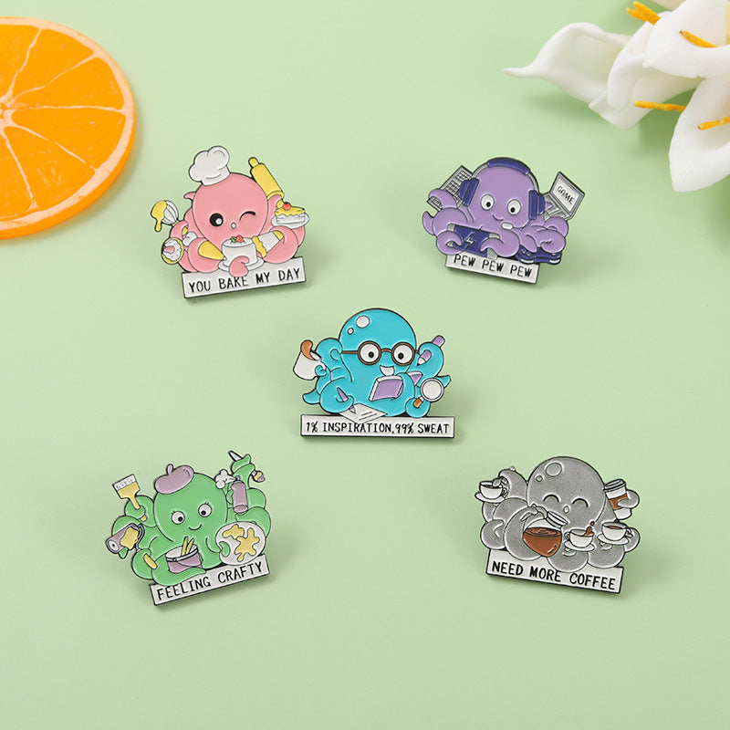 Cute Octopus Pins