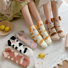 Cartoon Casual Floor Socks