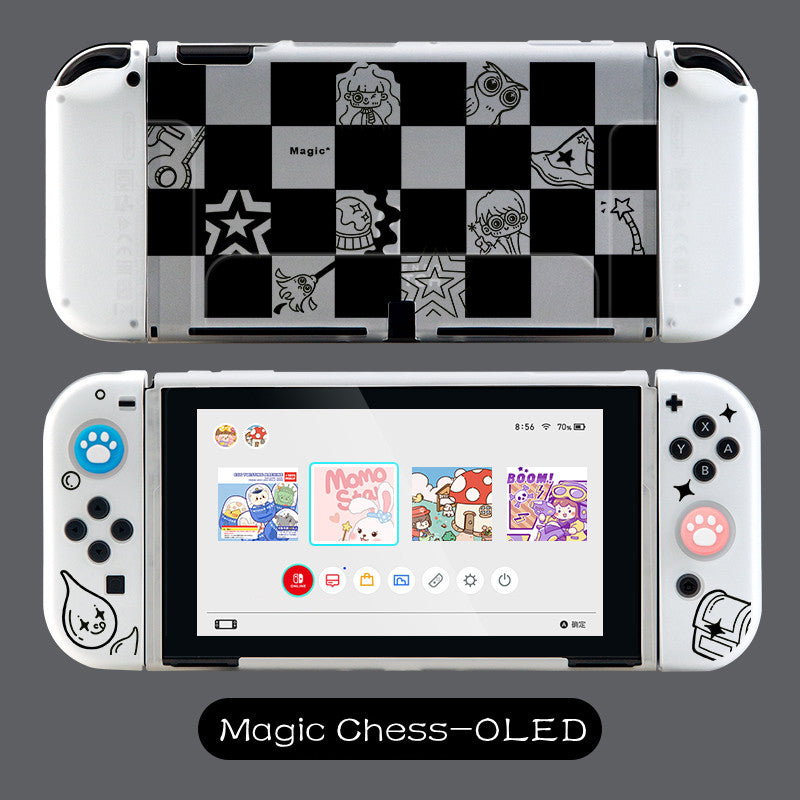 Transparent White Silicone Switch Case Collection