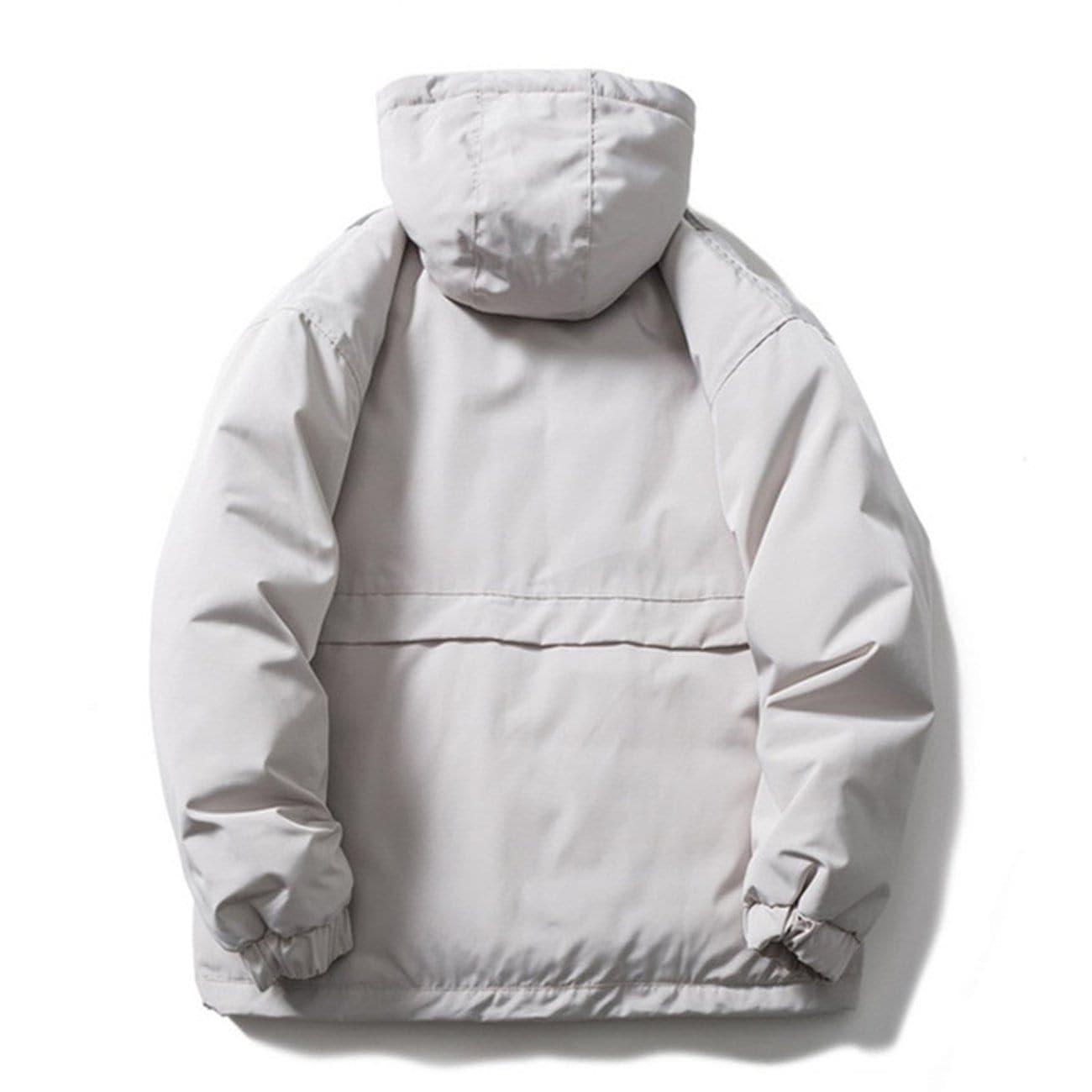 Multi-pocket Reflective Down Jacket