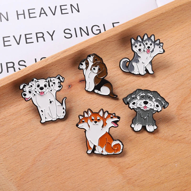 Animal Fox Dog Pins