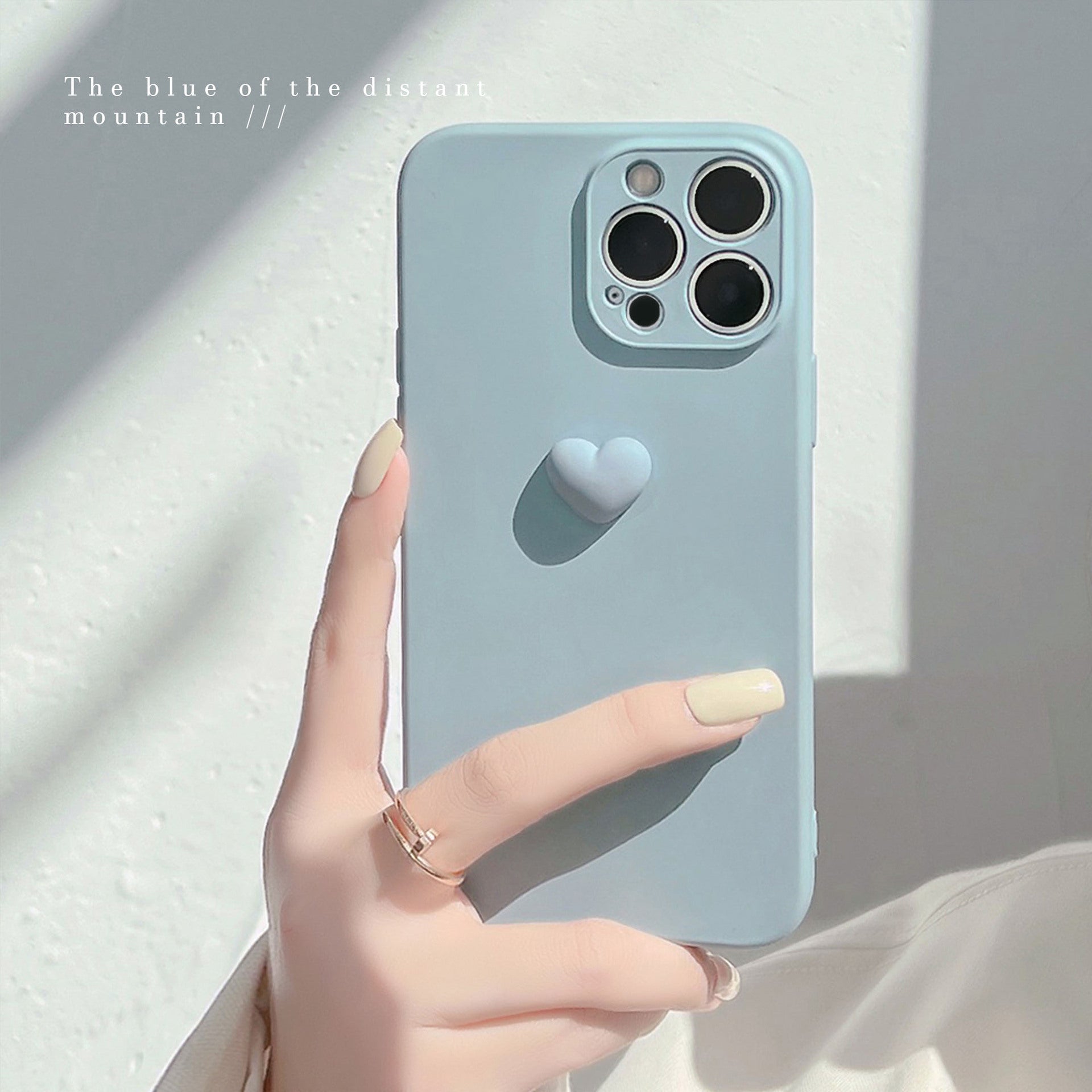 Love Liquid Silicone Phone Case