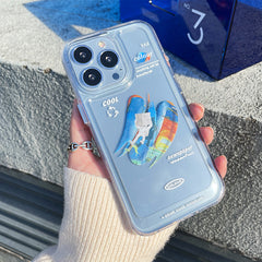 Kawaii Astronaut Transparent Phone Cases