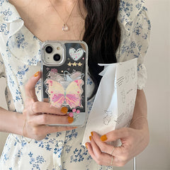 Graffiti Flower Butterfly Holder Phone Case