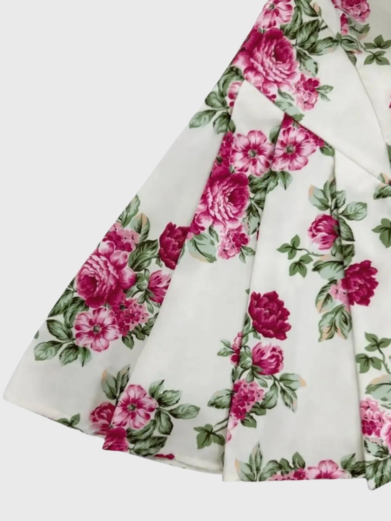 Floral Square Neck Mini Dress