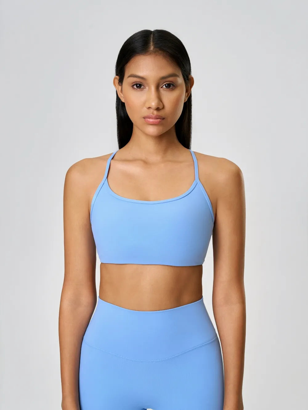 Crisscross Back Cami with Detachable Chest Pads
