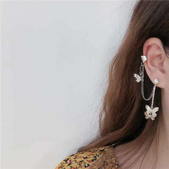 Butterfly Chain Earrings