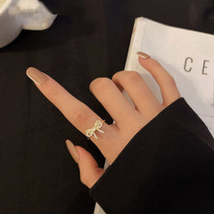 Cute Bow Adjustable Ring