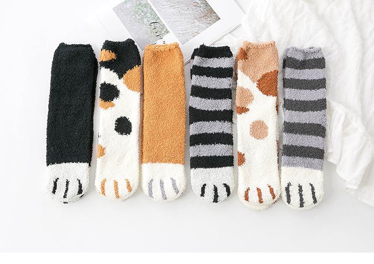 New Cartoon Paw Socks