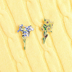 Exquisite Beautiful Sunflower Pins