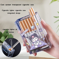 Kawaii Cartoon Lighter Cigarette Case (Regular Style)