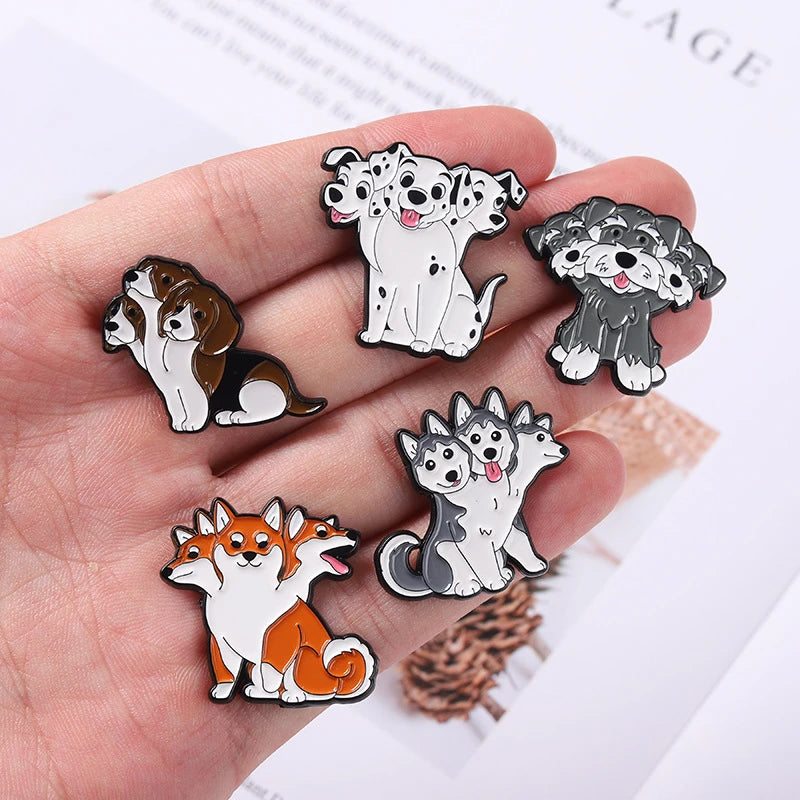 Animal Fox Dog Pins