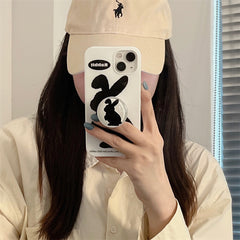 Black Bunny Phone Case