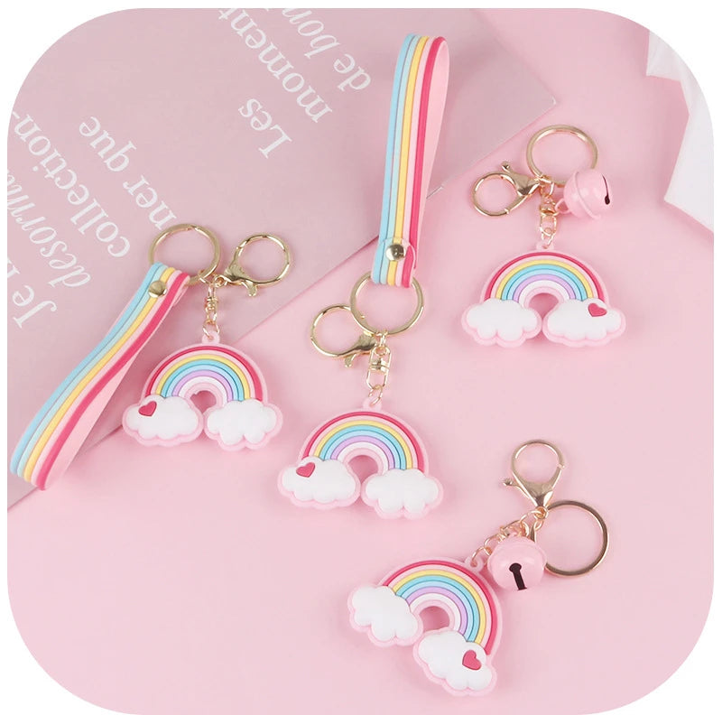 Cute Rainbow Keychain