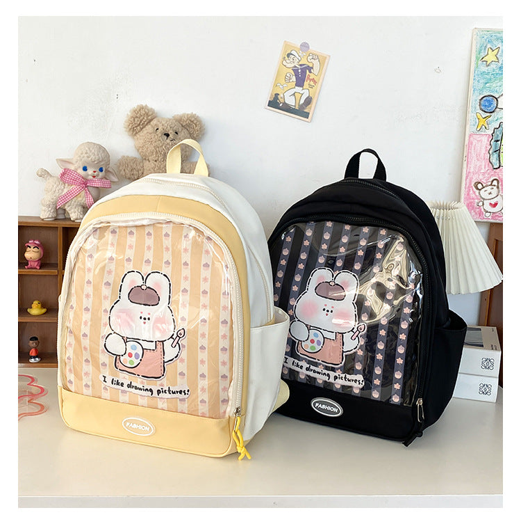 Cute Transparent PVC Backpack