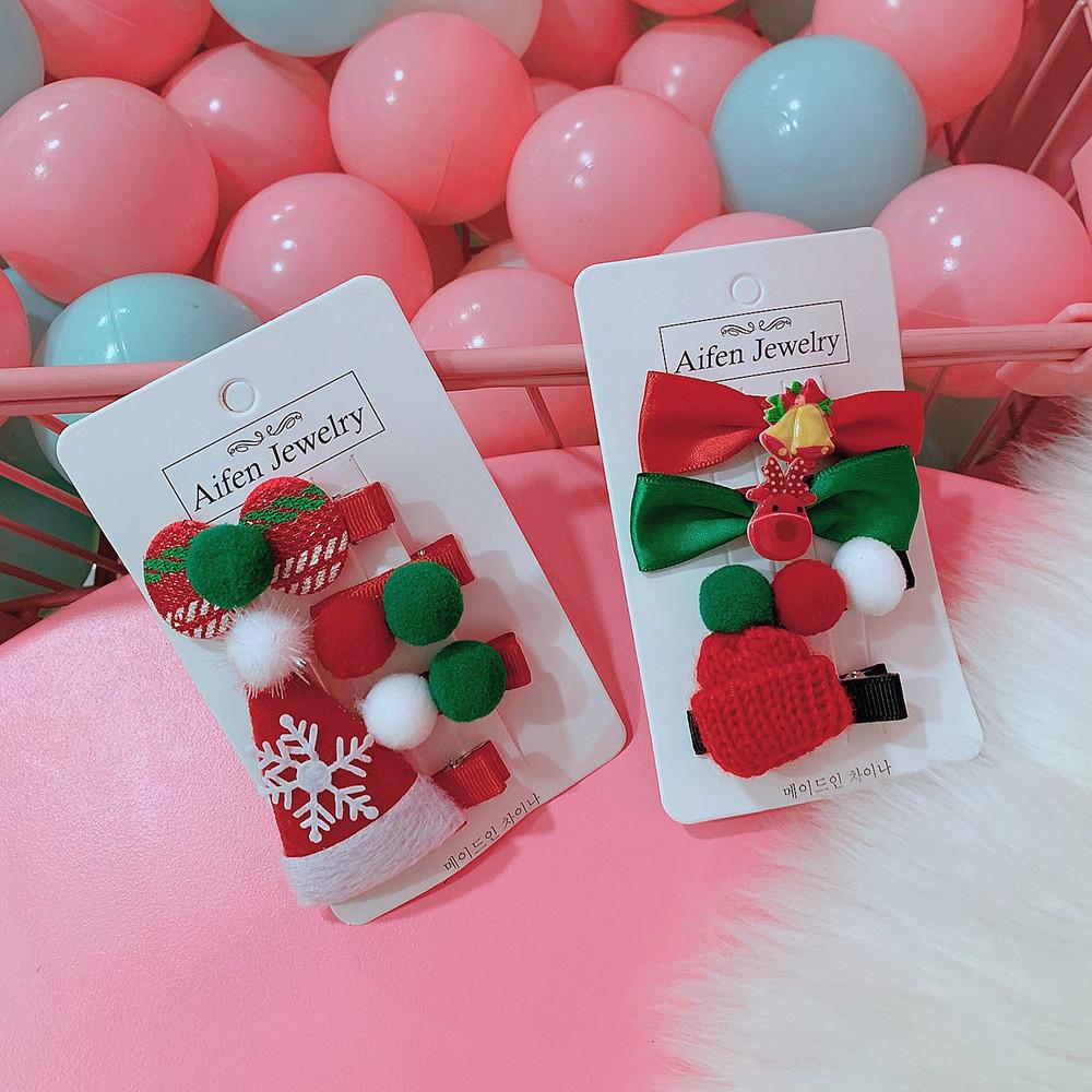 Christmas Cute Baby Hairpin Set