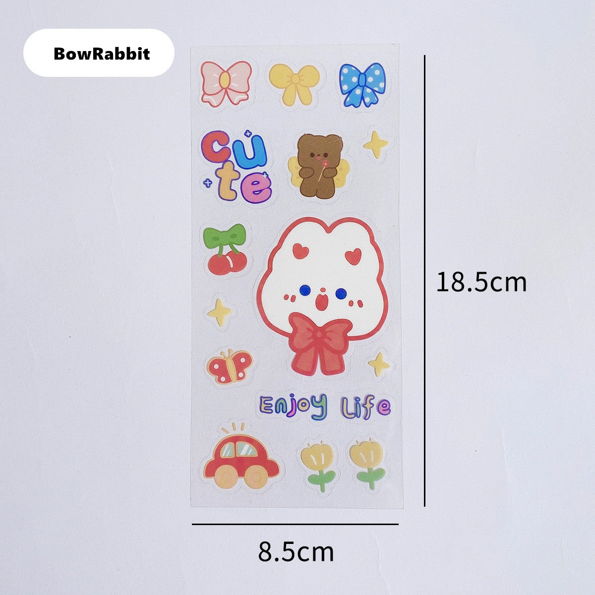 Cute Transparent PVC Sticker