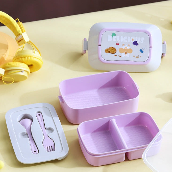 Creative Double Compartment Lunch Box