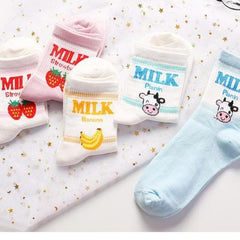 Japanese Cartoon Fruit Socks