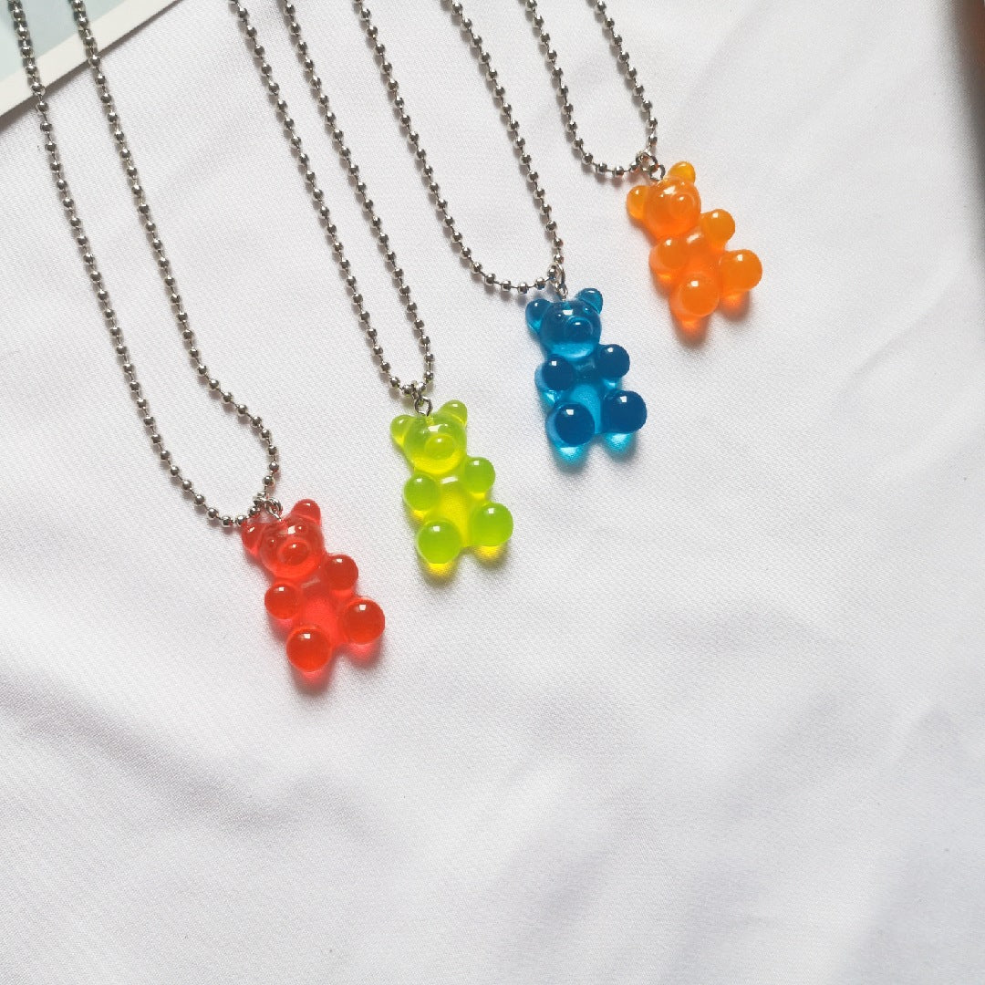 Gummy Bear Ball Chain Choker