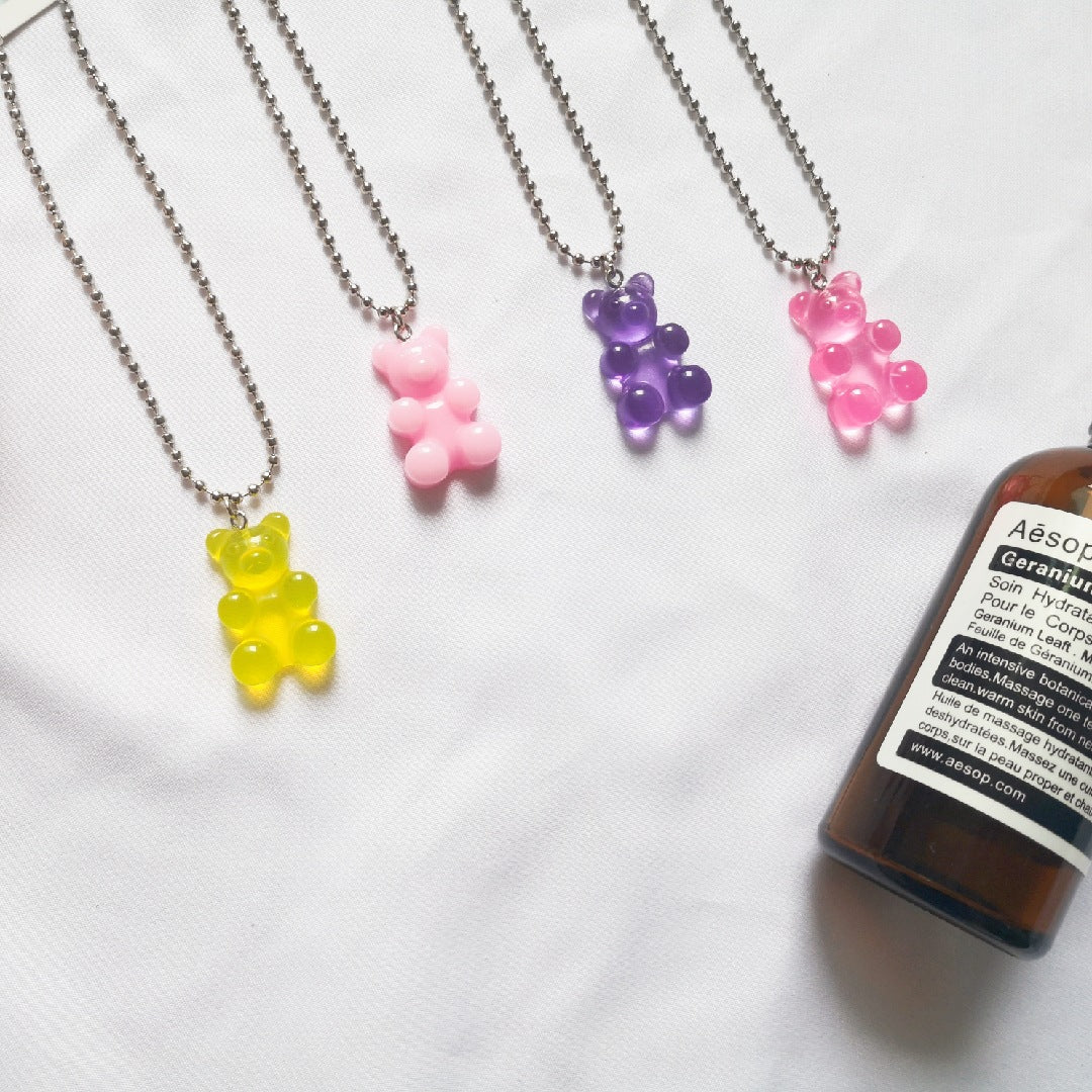 Gummy Bear Ball Chain Choker