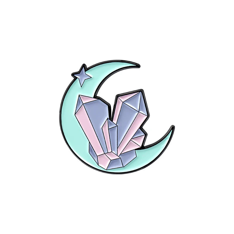 Diamond Flower Pins