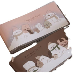 Tongzi Cute Snowman Weekly Planner