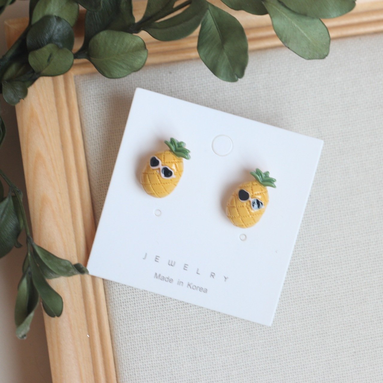 Cartoon Simulation Resin Earrings