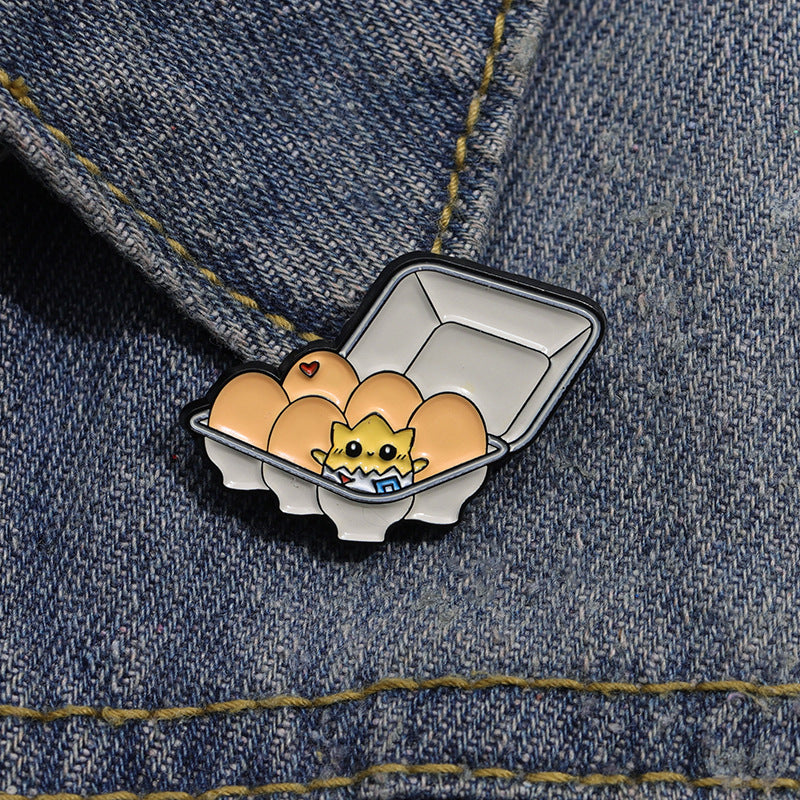 Creative Cute Egg Shape Pins