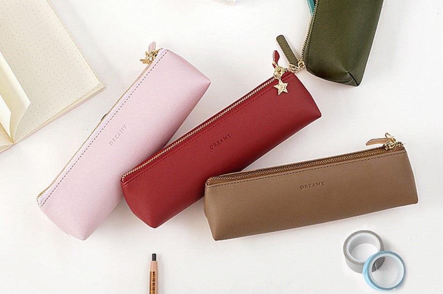 Dreamy Series Leather Pencil Case