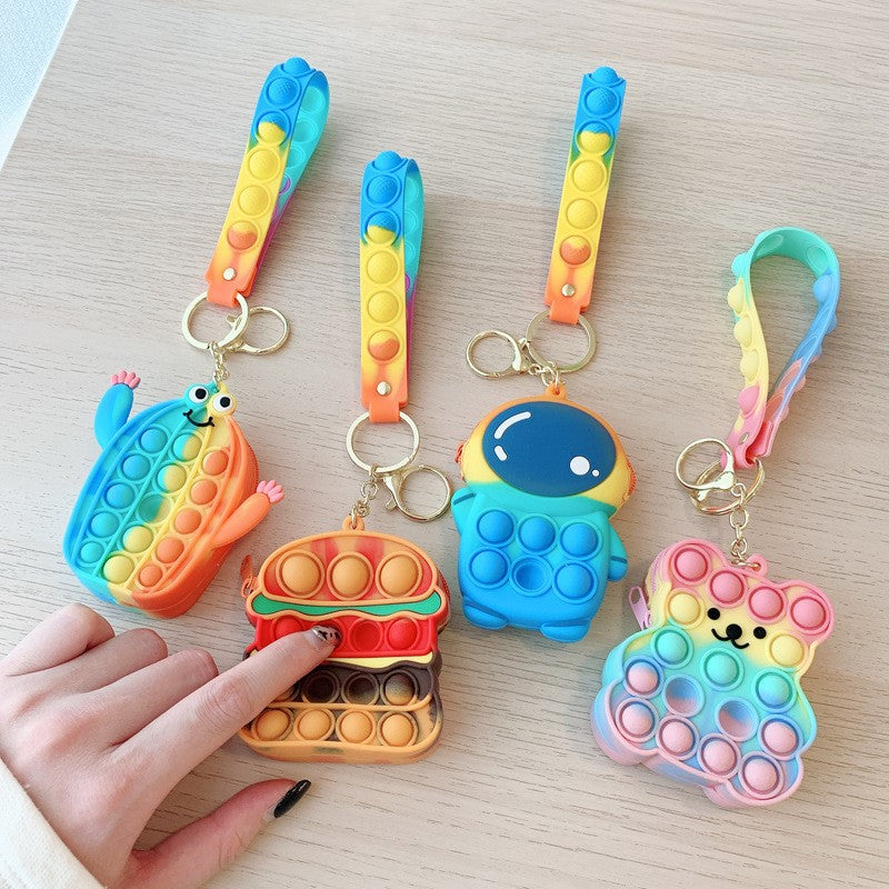 Cute Cactus Bag Keychain