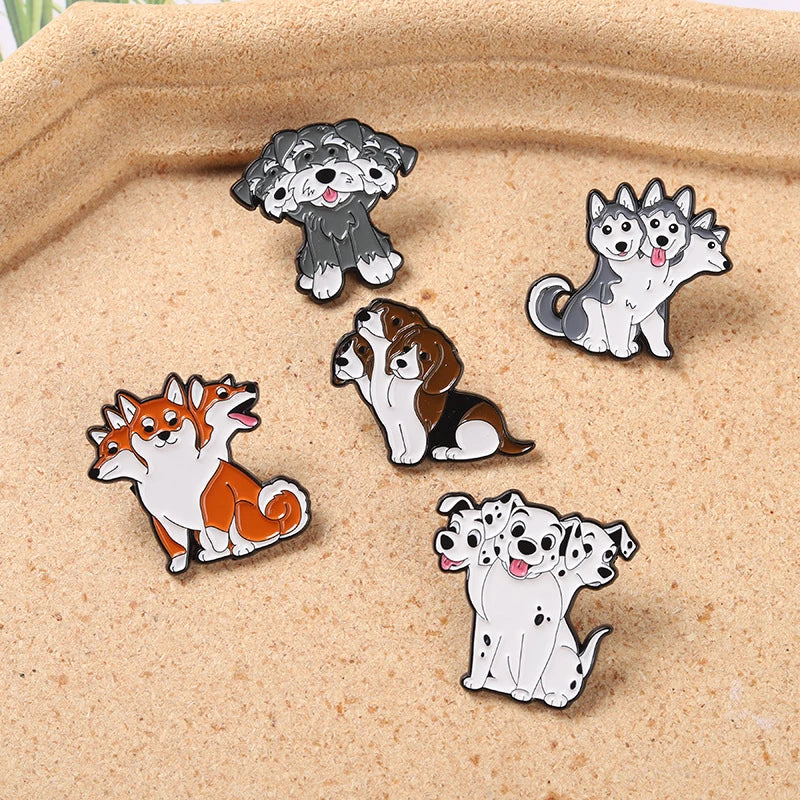 Animal Fox Dog Pins