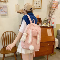 Funny Character Bunny Ears Backpack