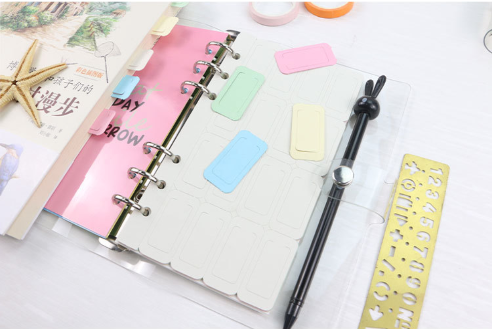 6 Ring Binder Transparent Cover