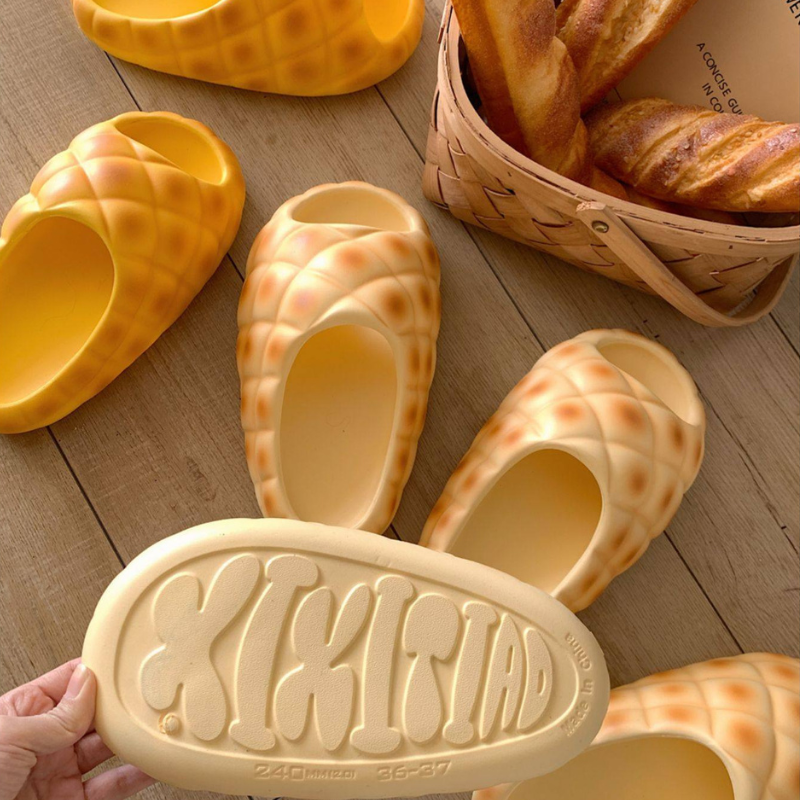 Kawaii Pineapple Bun Slippers