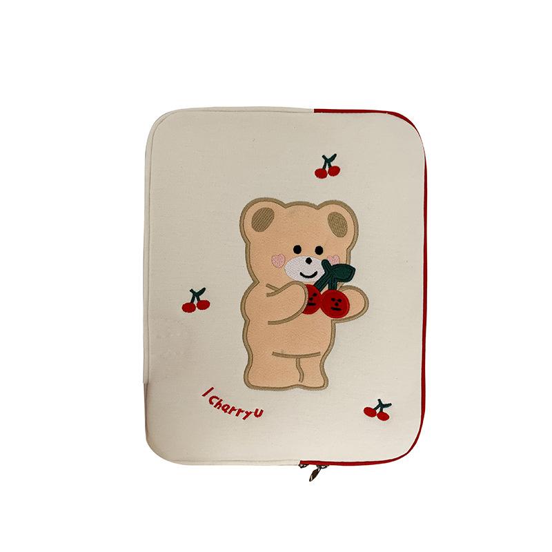 Cherry Bear Ipad Laptop Bag