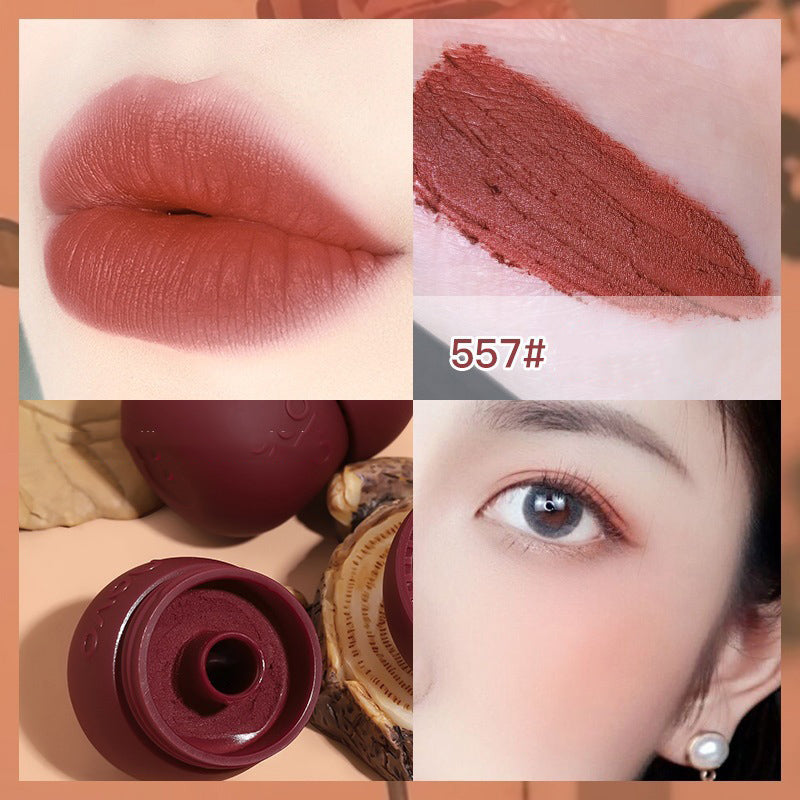 Mushroom Shape Velvet Matte Lipstick