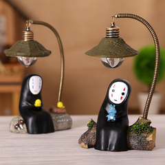 Kawaii Cartoon No Face Man Night Light Ornaments