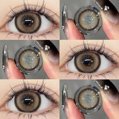 Tipsy Romantic Brown 14.2mm Contact Lenses(6months wear)