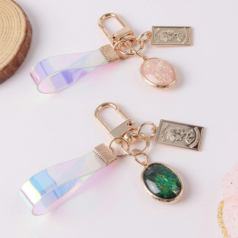 Retro Gem Keychain