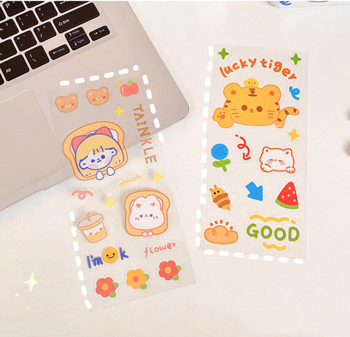 Cute Transparent PVC Sticker