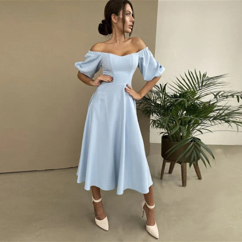 Felix Puff Sleeves Dress