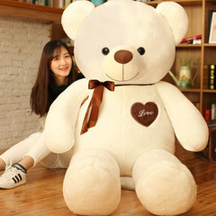 100-200cm America Giant Teddy Bear Plush Toys Soft Teddy Bear Outer Skin Coat Popular Birthday&amp;Valentine's Gifts Girls Kid's Toy