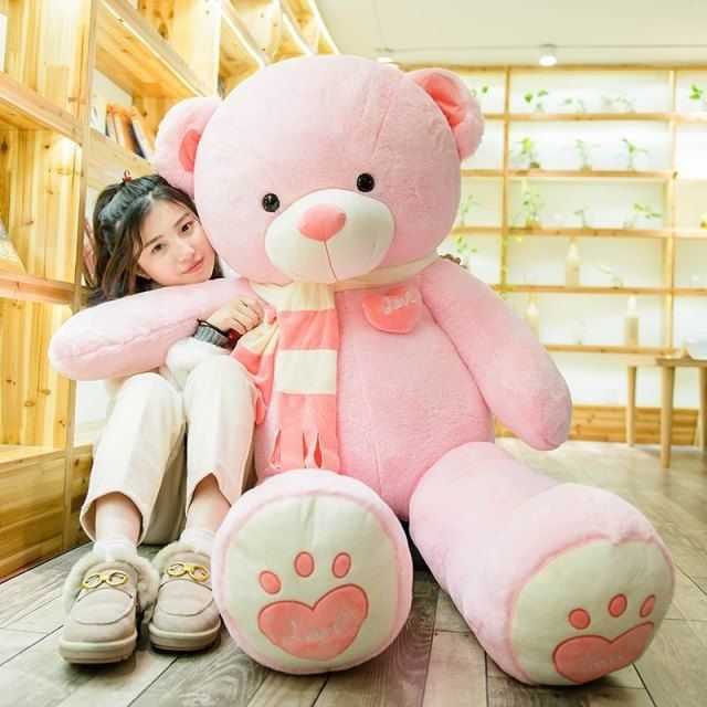 100-200cm Large Bear Big Size Unfilled Empty Unstuffed Plush Skin Teddy Bears Case Giant Doll Stuffed Skins Toy Children Gift