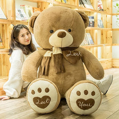 100-200cm Large Bear Big Size Unfilled Empty Unstuffed Plush Skin Teddy Bears Case Giant Doll Stuffed Skins Toy Children Gift