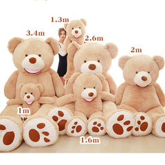 100cm  Giant Teddy Bear Plush Toy Stuffed Animal High Quality kids New Year Gift Toys Birthday Gift Valentine's Day Gifts