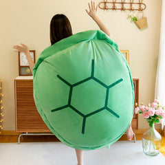 100cm Large Turtle Shell Pillow Can Wear Turtle Honey Doll Sleeping Doll Plush Toy Clothes People Wear Large Turtle Shell Pillow