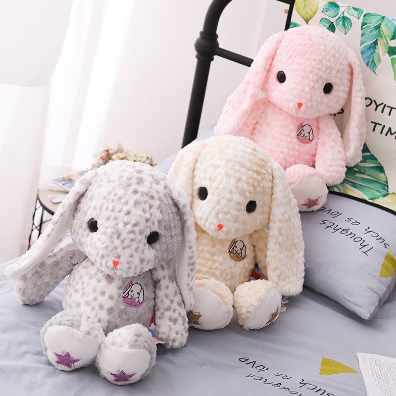 105cm Big Rabbit Plush Toys Stuffed Animals Soft Plush Long Ear Rabbit Pillow Toys Kids Toys Birthday Valentine Gifts